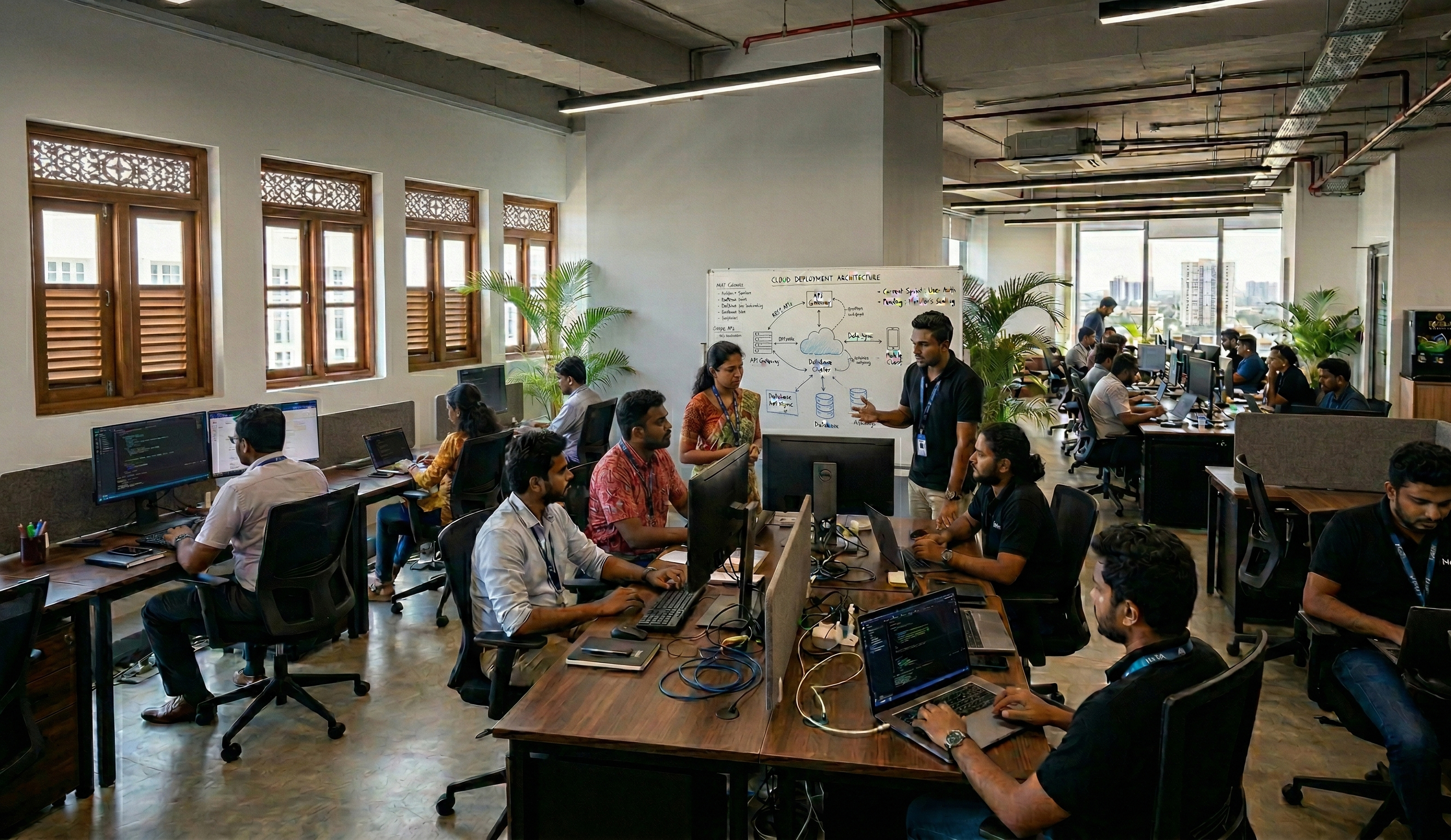 Akshino team collaborating